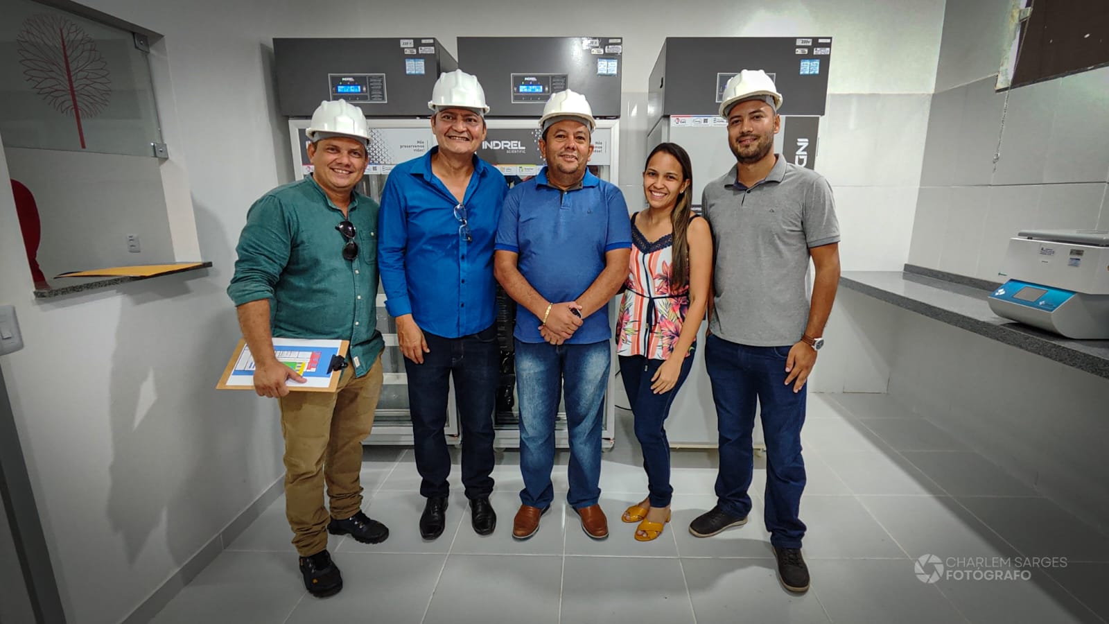 Prefeito de Portel visita futura Agência Transfusional do Hemopa em preparação para inauguração