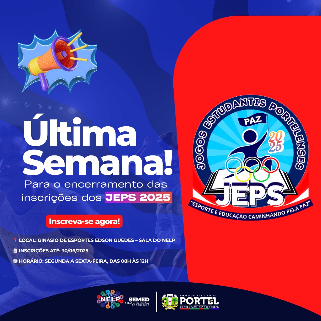 Estudantes de Portel têm até 30 de junho para se inscrever nos Jogos Estudantis 2025