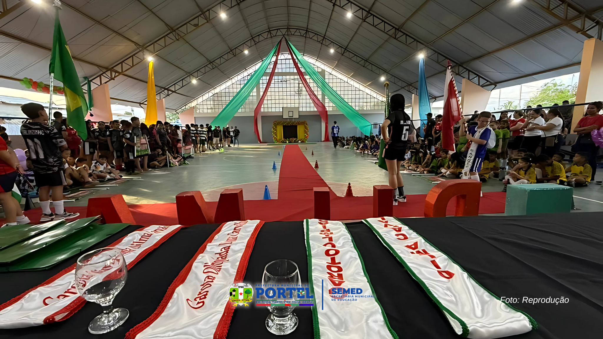 Abertura das Olimpíadas movimenta EMEF Dilma dos Santos Carvalho com espírito esportivo e união