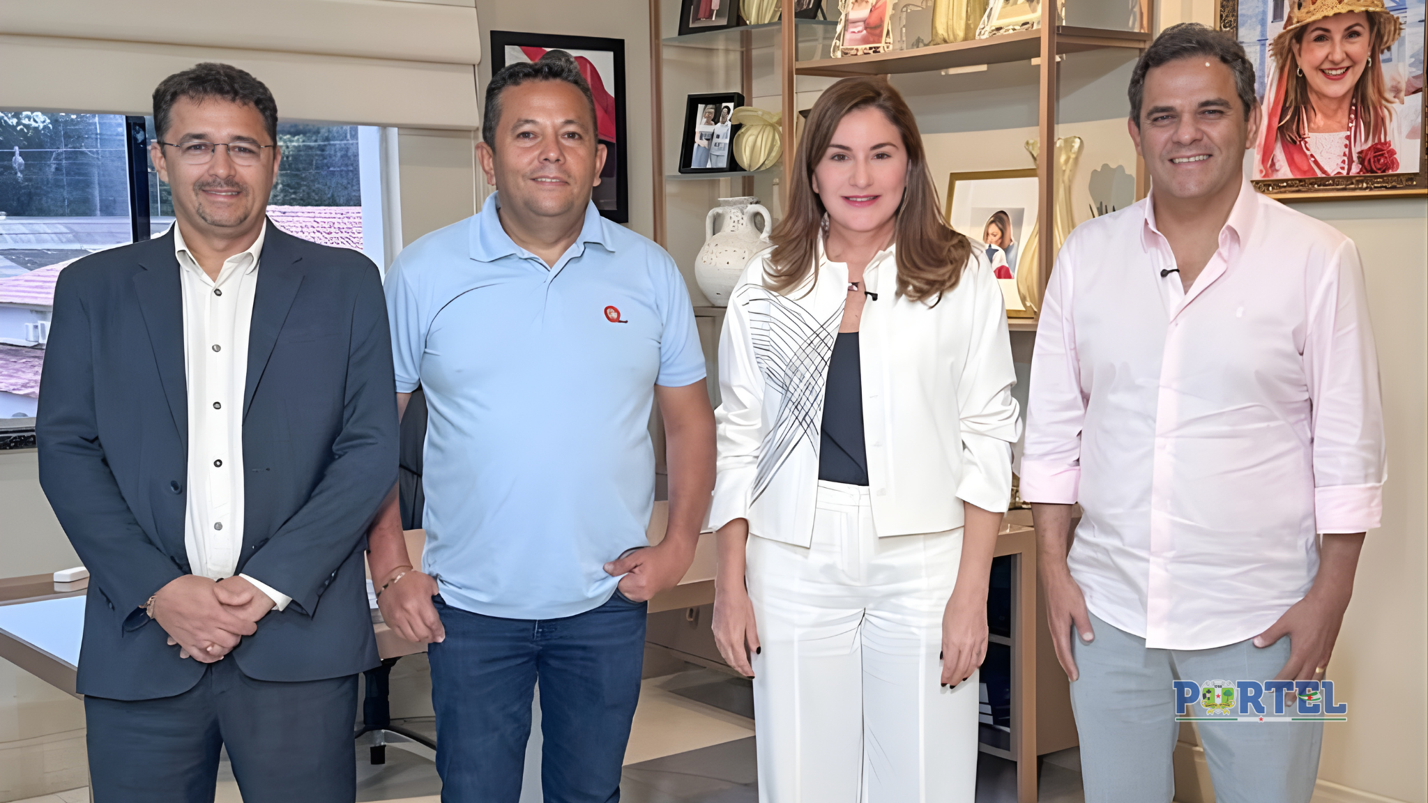 Prefeito de Portel se reúne com autoridades estaduais para tratar de obras e inauguração de escola